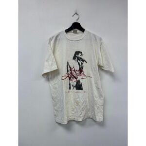 Vintage Kenny Loggins Shirt Mens Large White Back To Avalon Tour Concert 80s